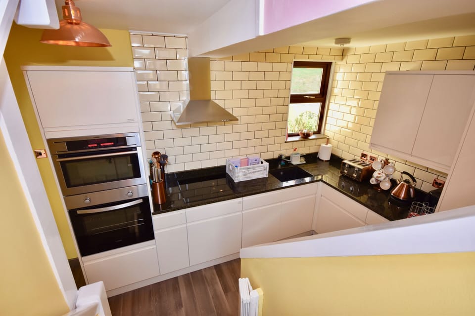Kitchen from stairwell