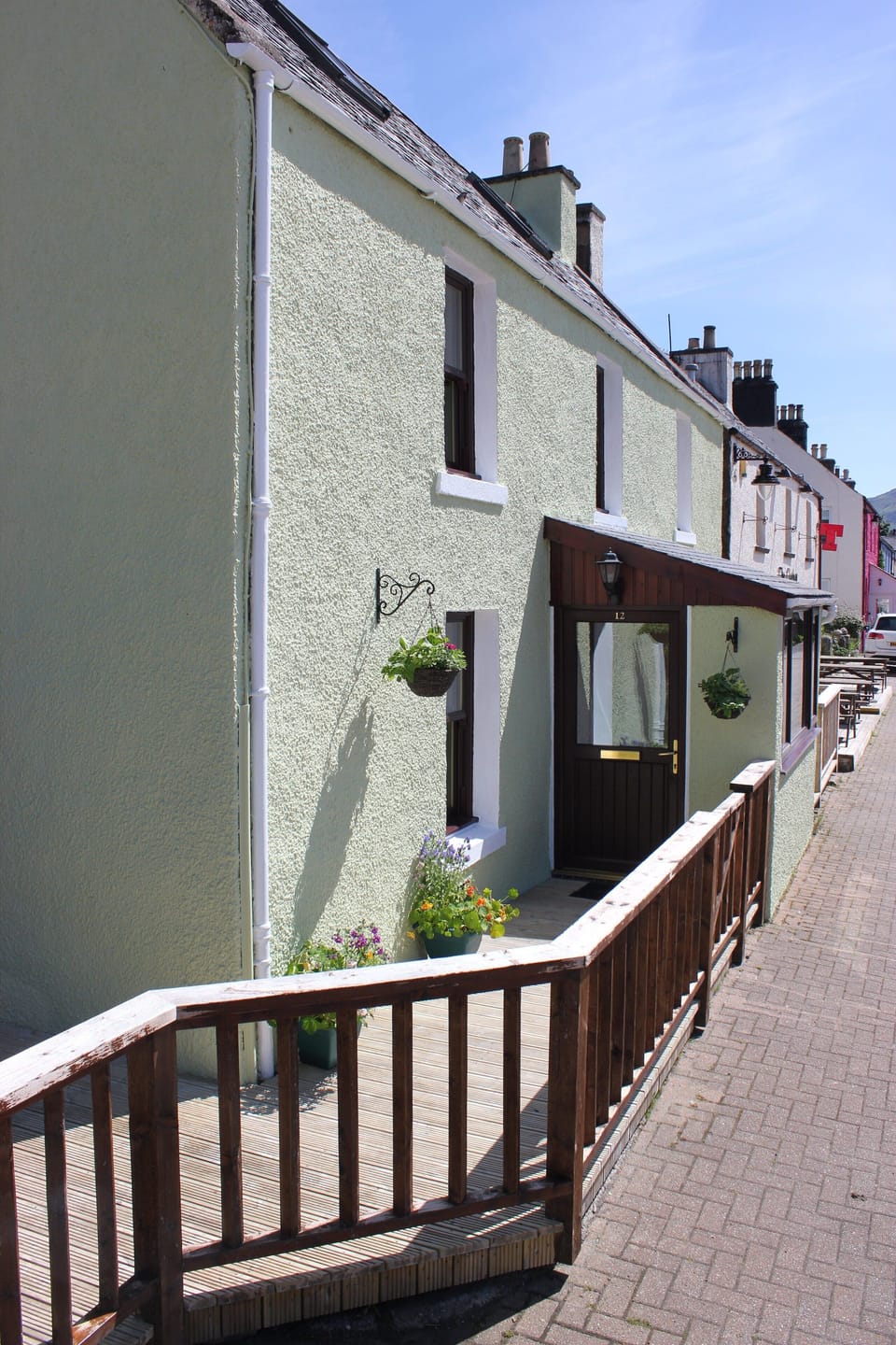 Front entrance to house