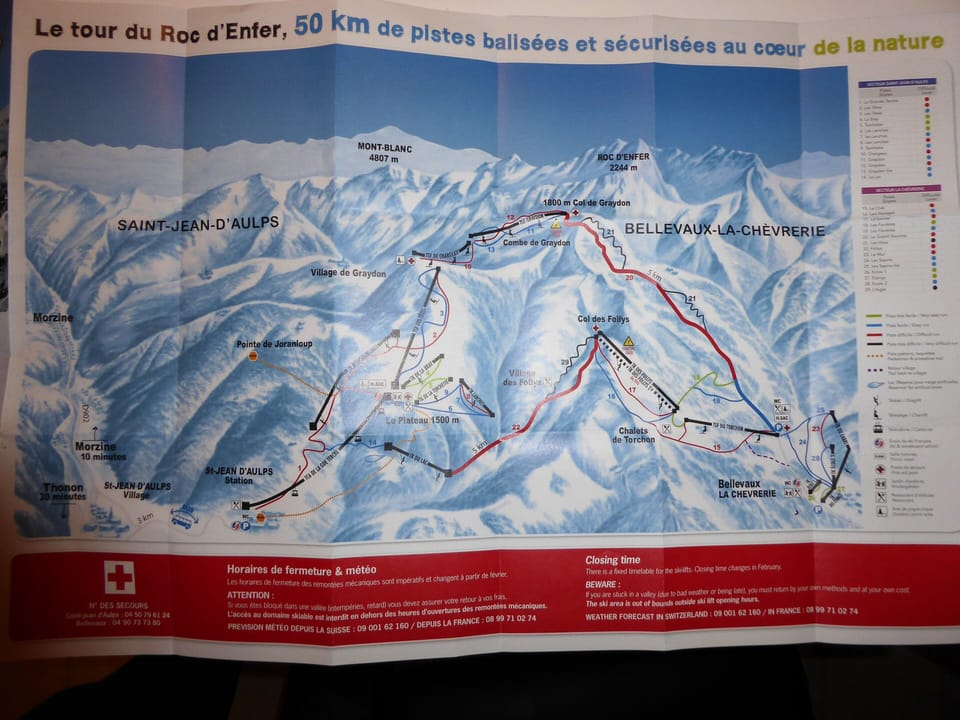 Piste map 2015-2016