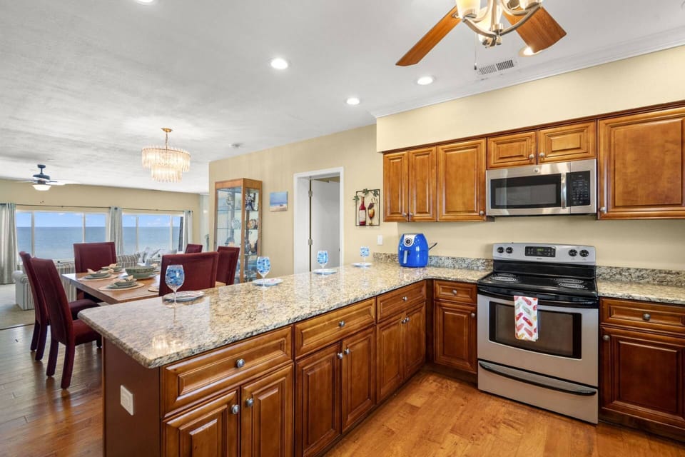 Open Kitchen with Plenty of Cabinet and Counter Space!