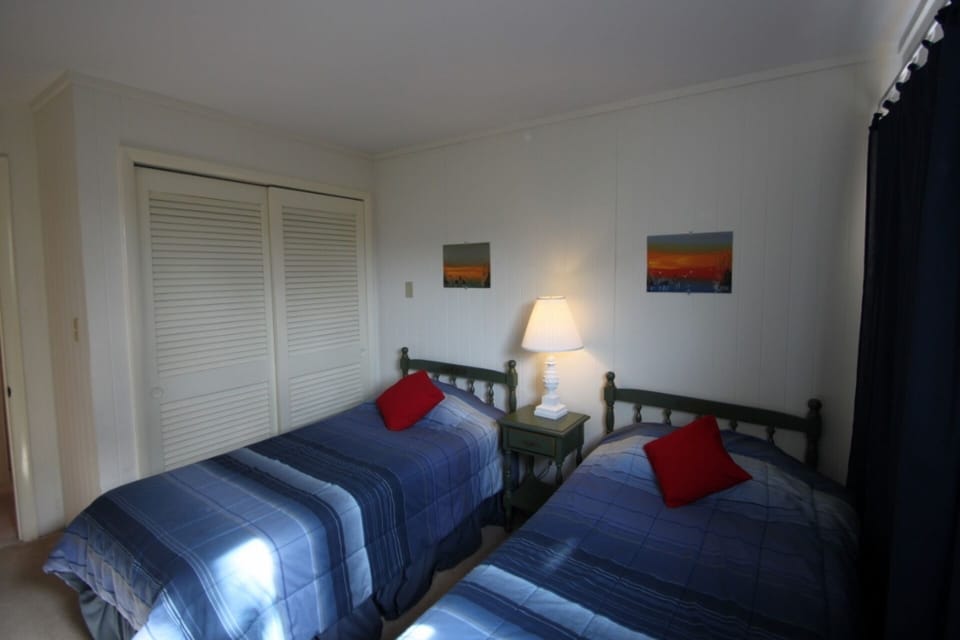 Bedroom #4 with a set of twin beds.
