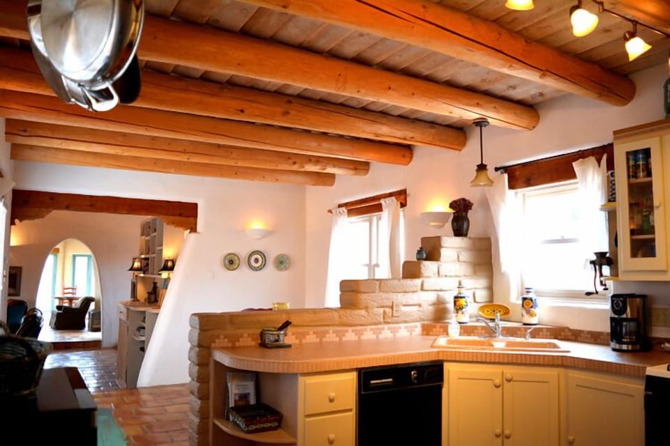 Great southwest Taos artist custom designed and hand built kitchen counters
