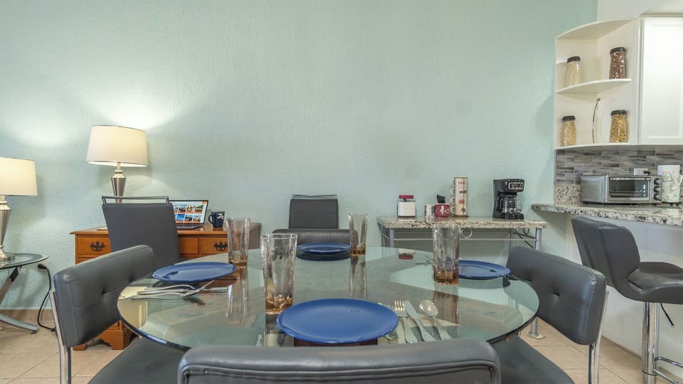 Dining table.