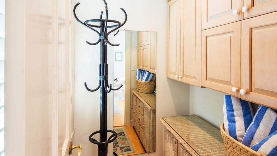 There's even a dedicated laundry room in the condo...