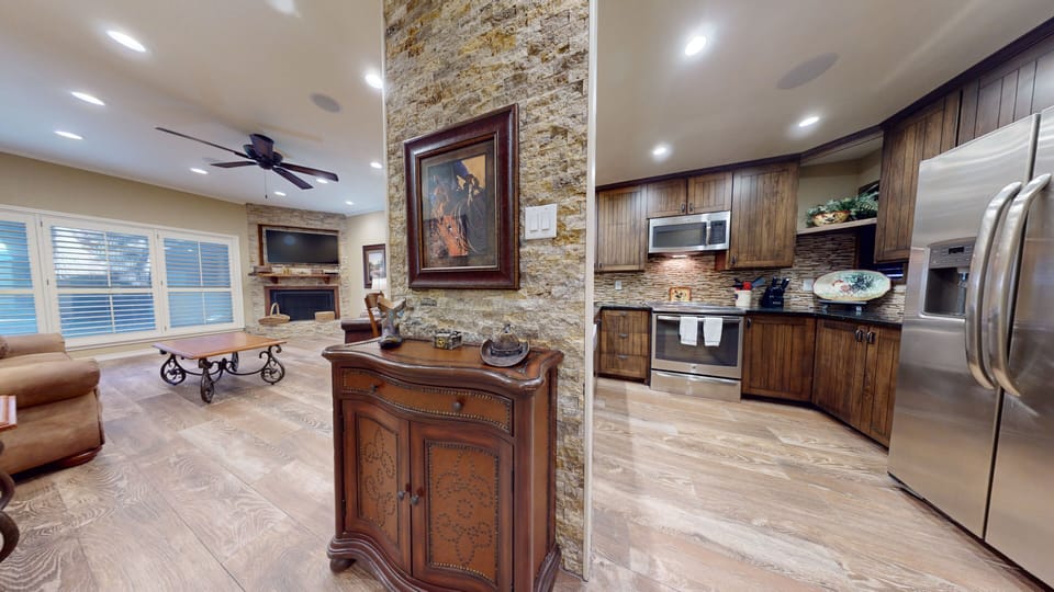 Kitchen and Living Space