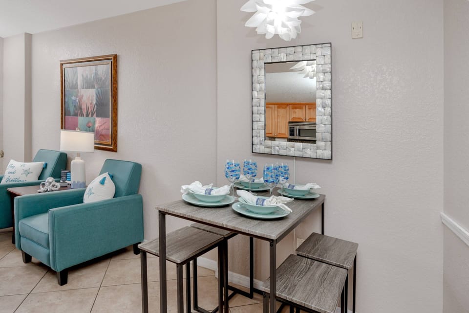 New Bar Height Dining Table with Stools