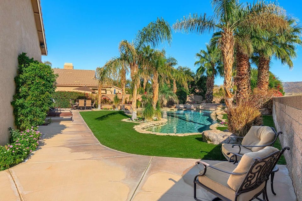 Home is beautifully landscaped