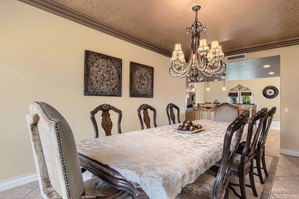 Formal Dining Room off the Kitchen