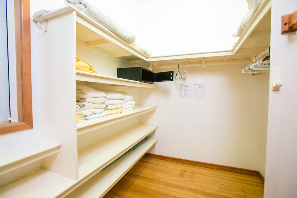 Master bedroom walk-in closet