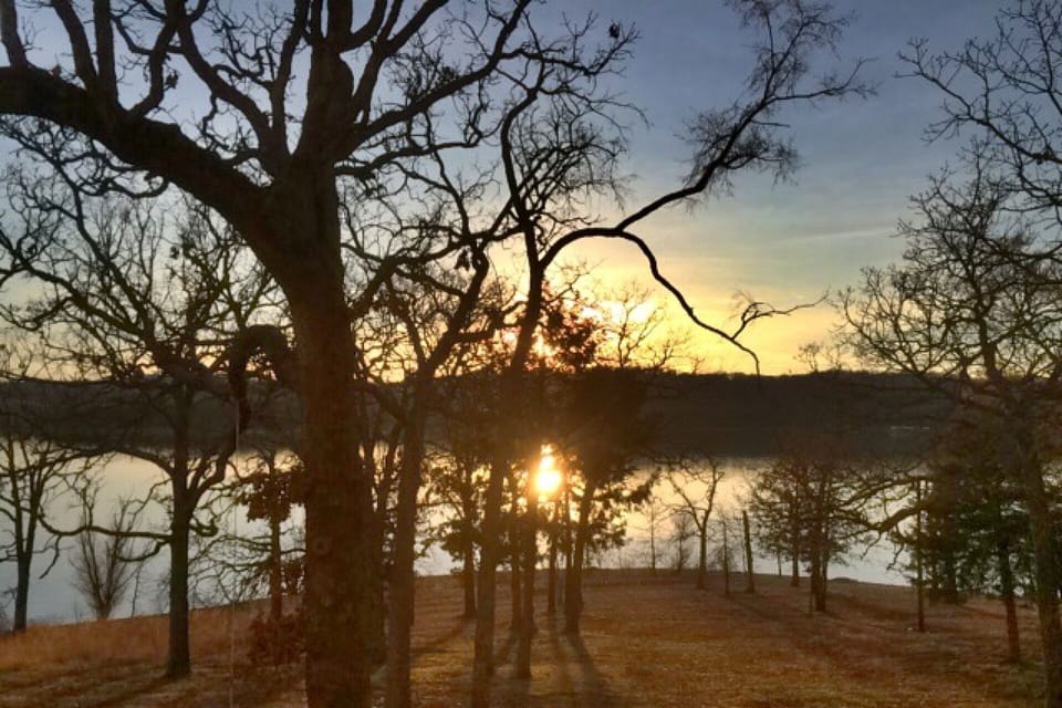 Sunset from your back deck