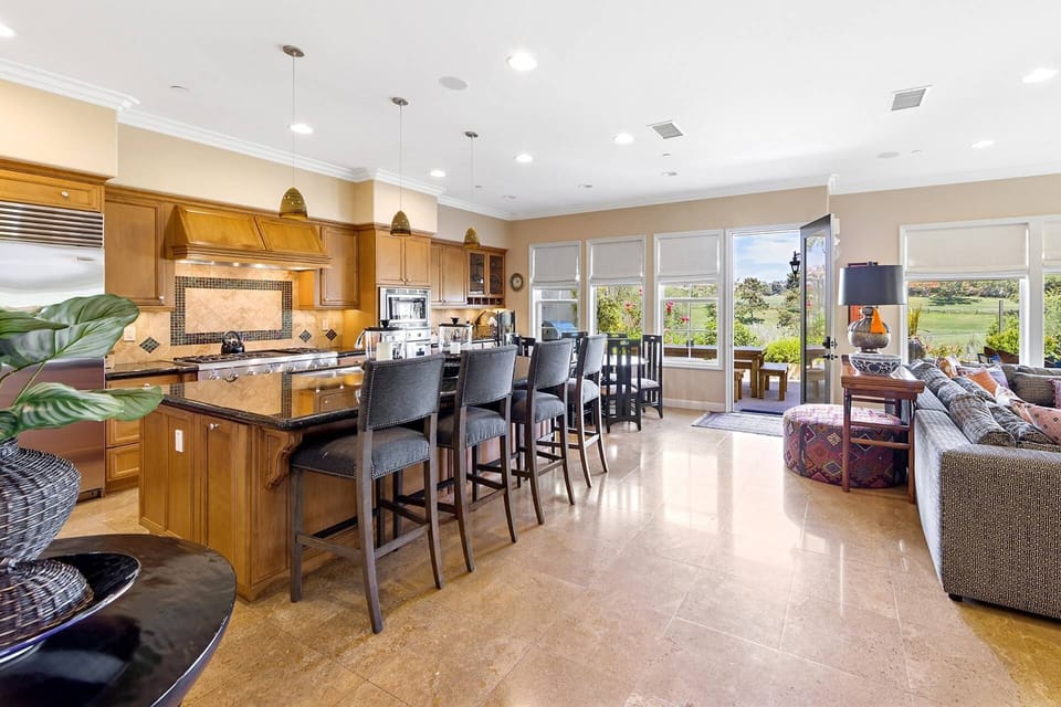 2021 - kitchen with bar seating