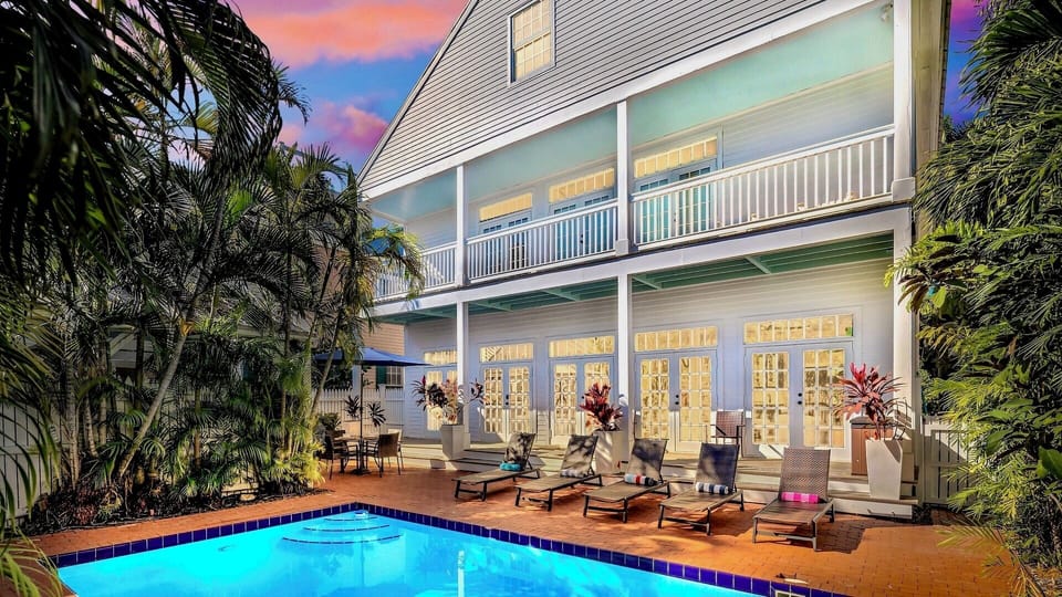 Conch Casa Grande has a spacious and private pool area...