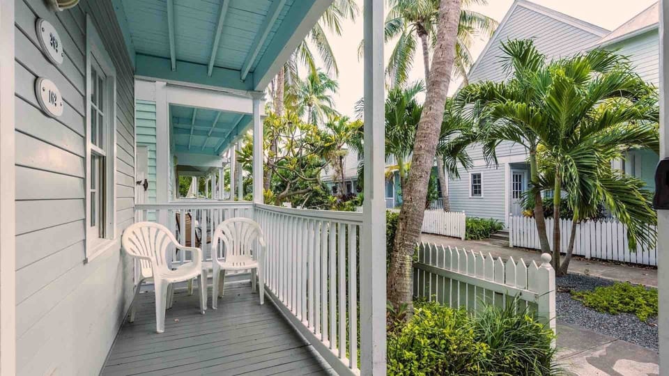 The front porch...
