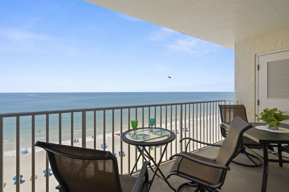 Enjoy the Unbeatable View of the Gulf from the Covered, Private Patio!