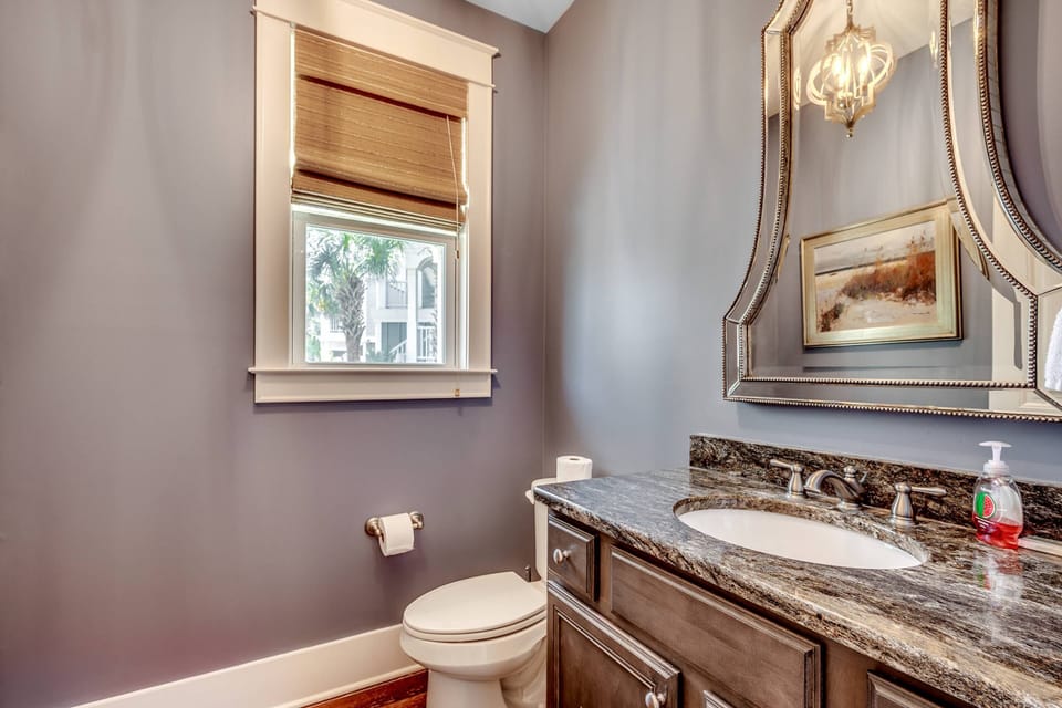 Downstairs half bath