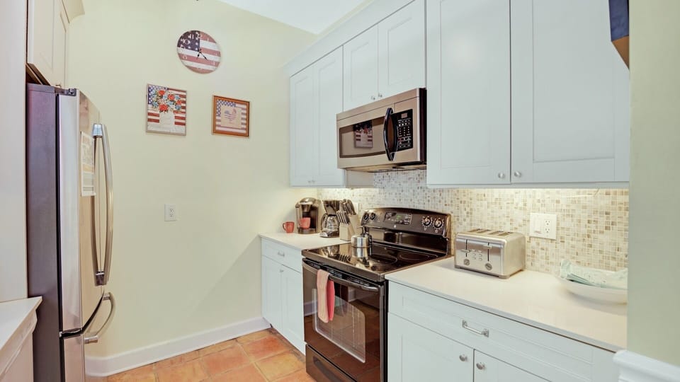 You'll have all of the appliances and tools you'll need...