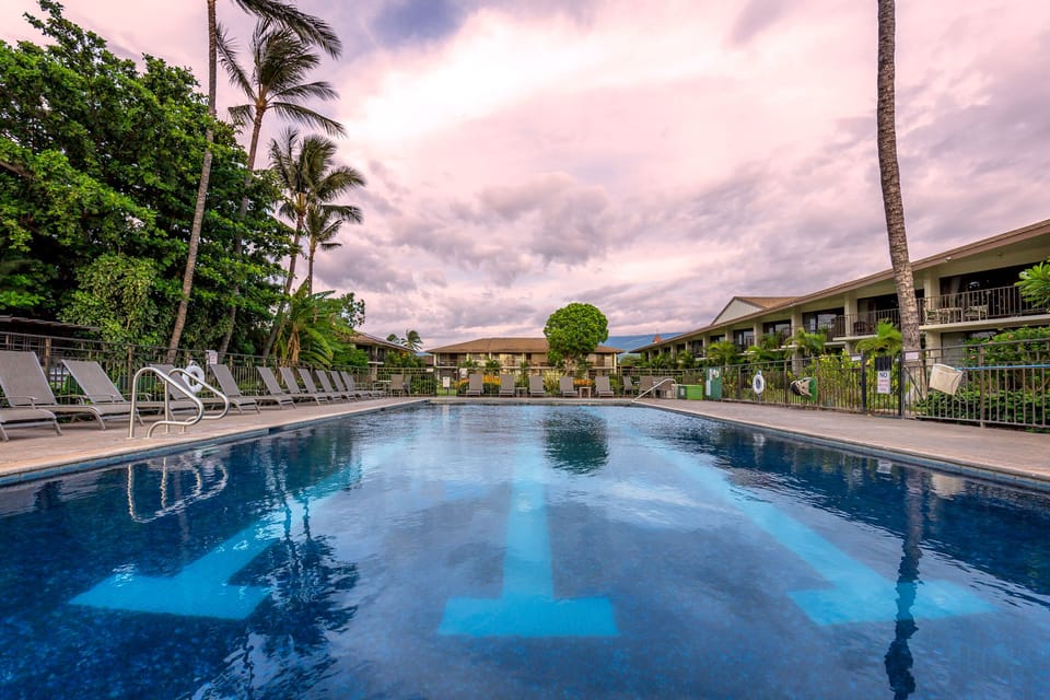 The solar heated pool at WBH