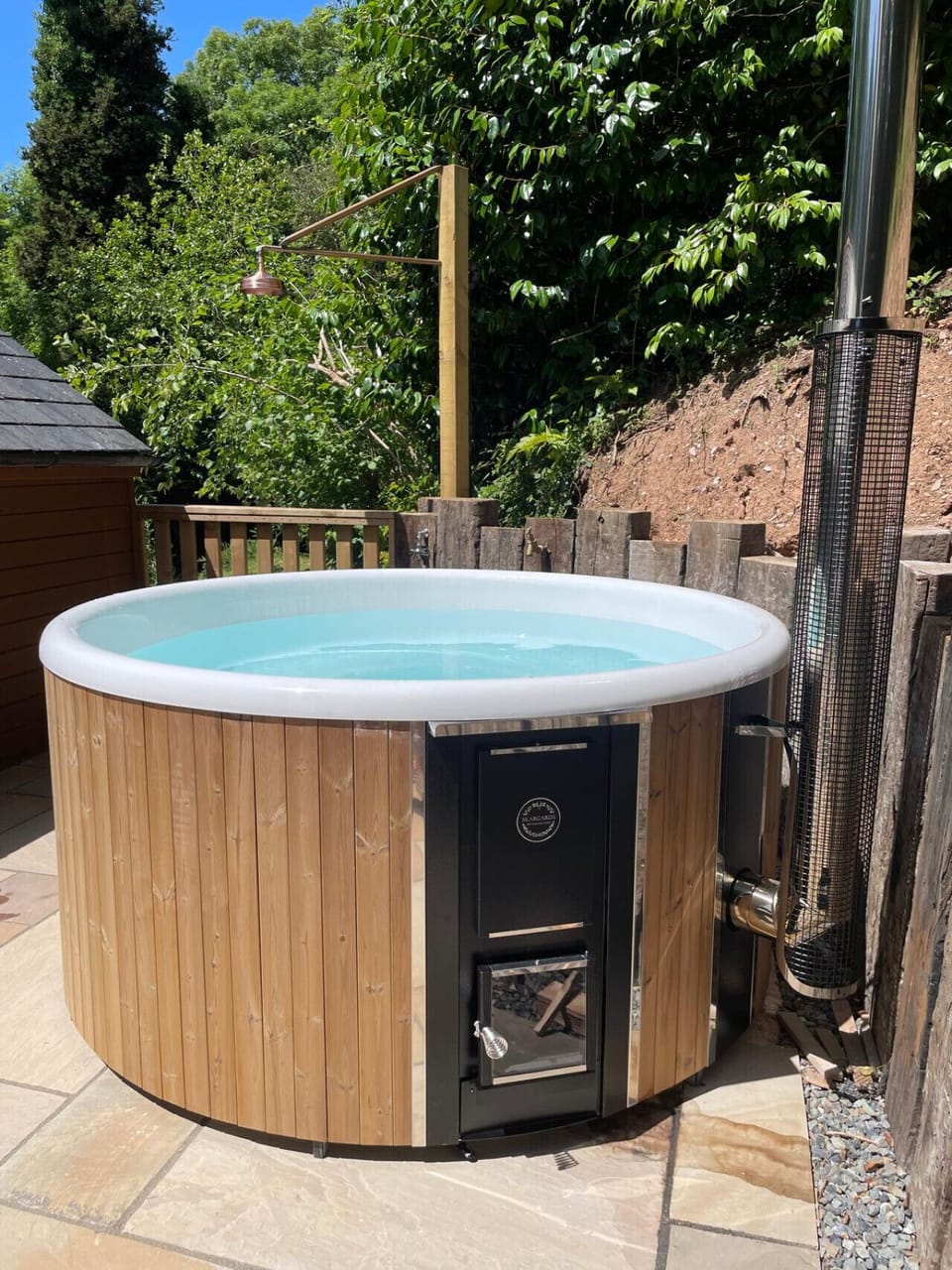Wood Fired Hot Tub