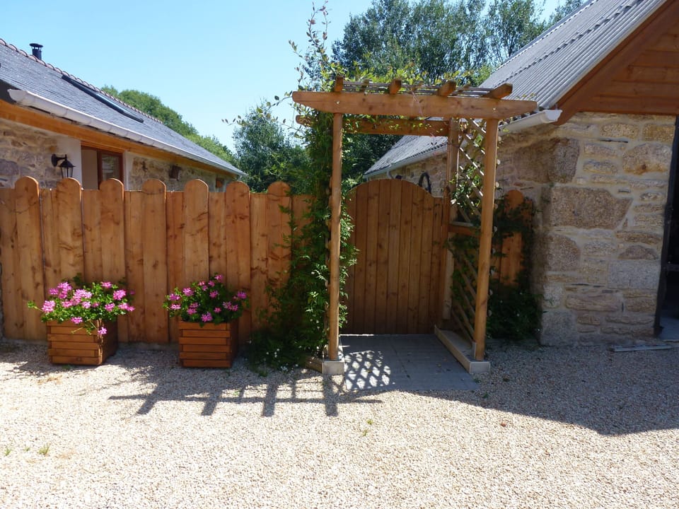 Entrance to gite from parking area