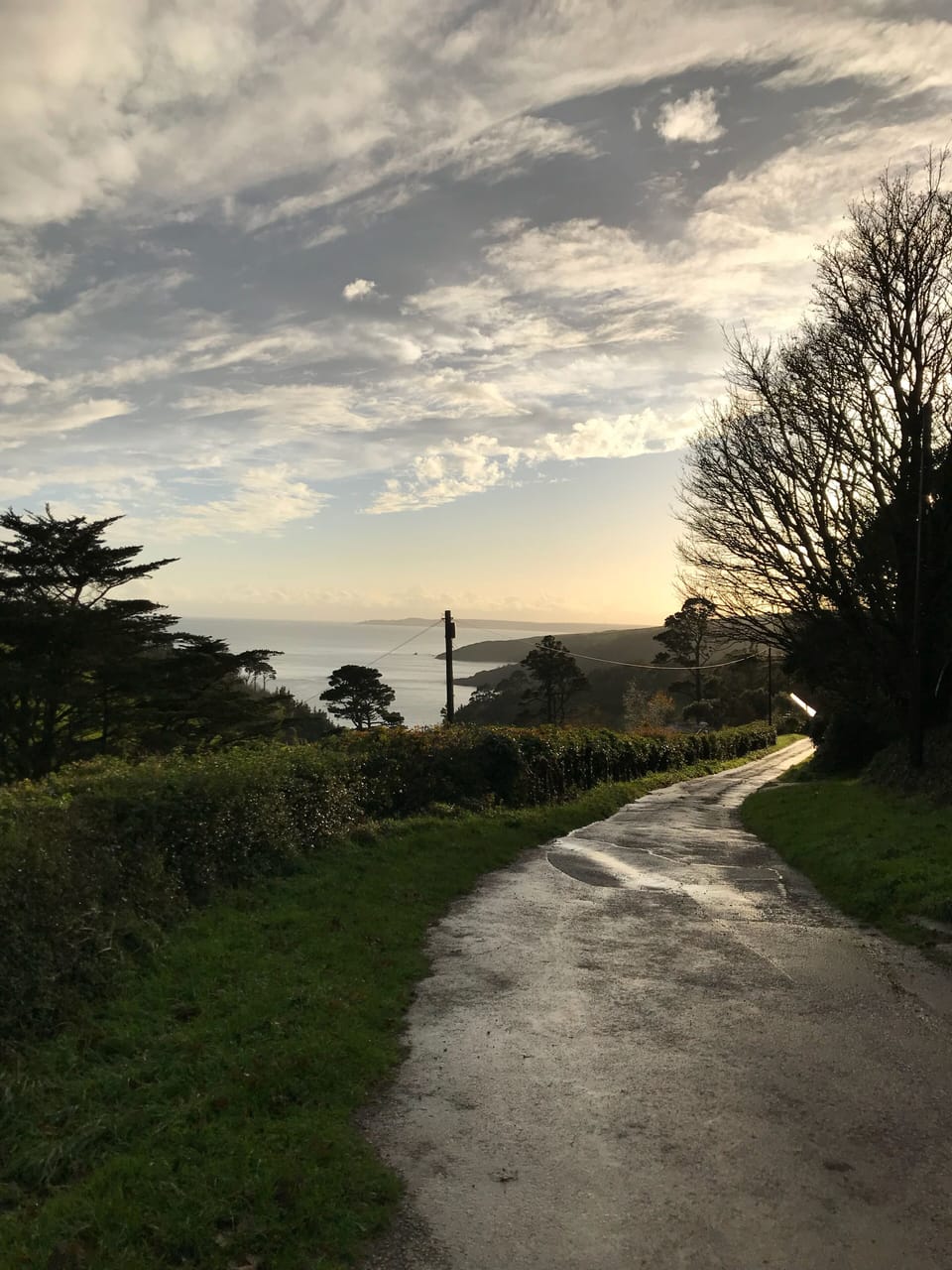 Local walk just up from the Bolthole.  Start Bay