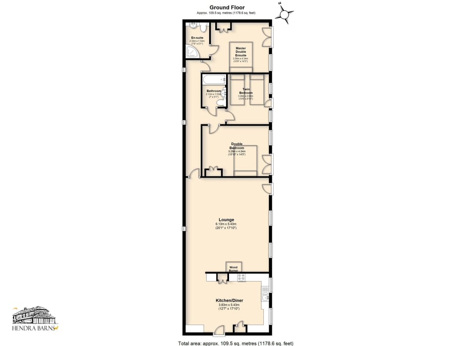 The Old Coach House floorplan