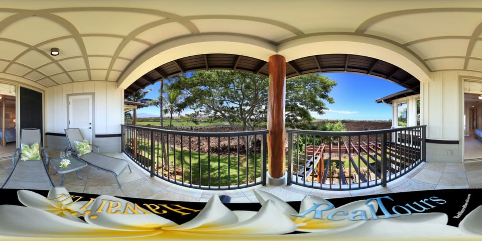 Master lanai view.