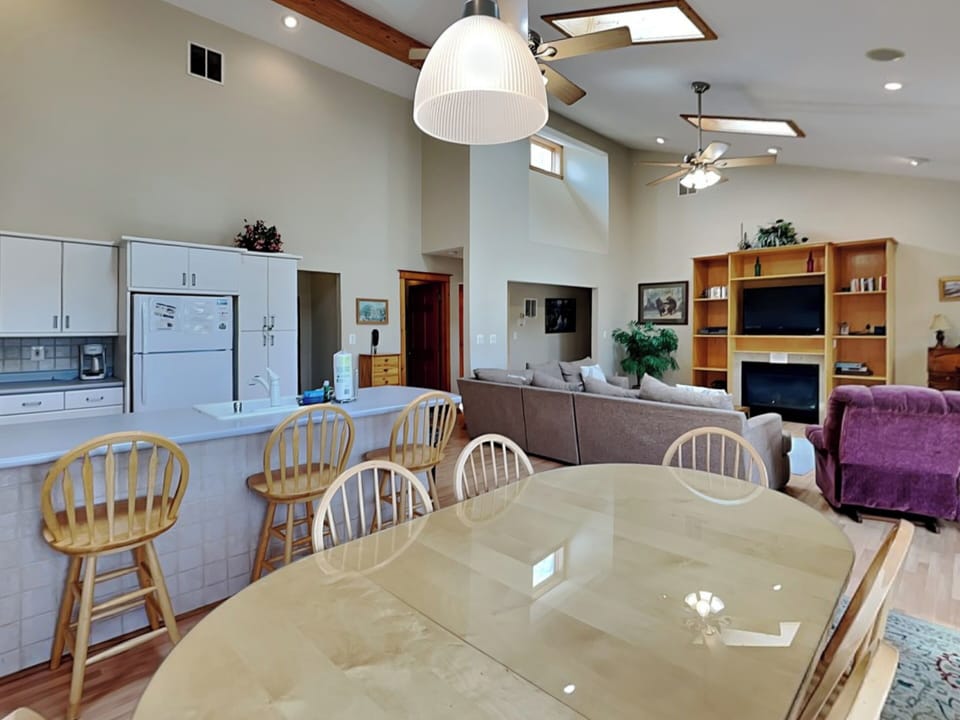 Open Living & Dining