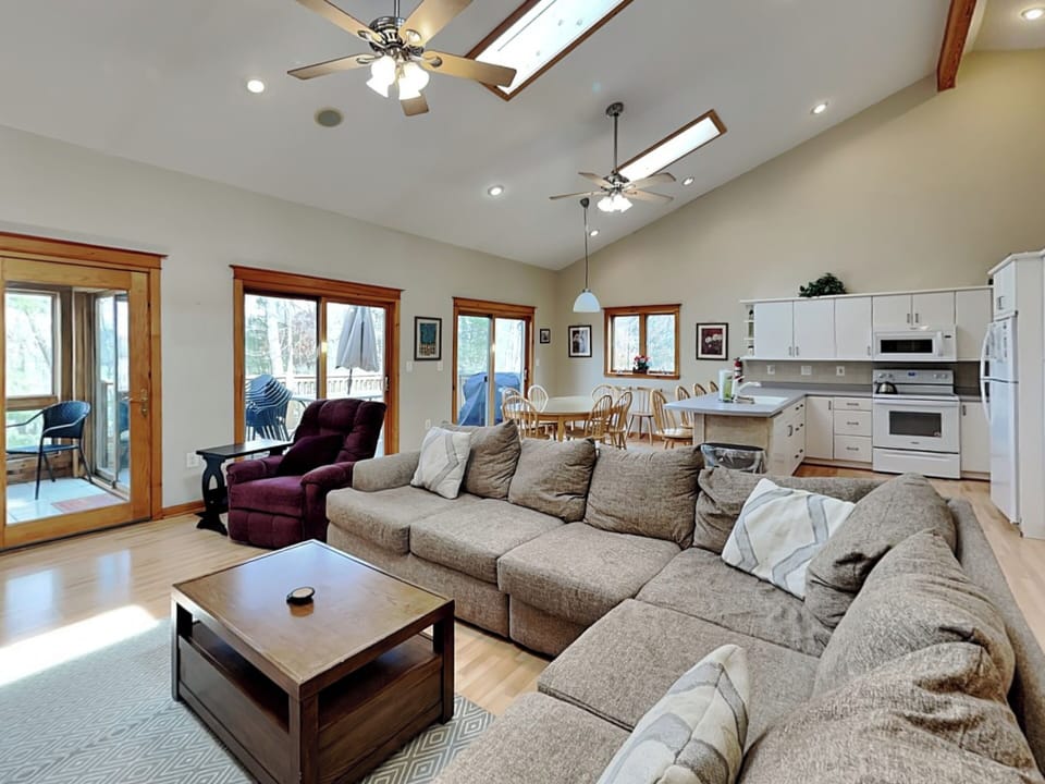 Open Living & Dining