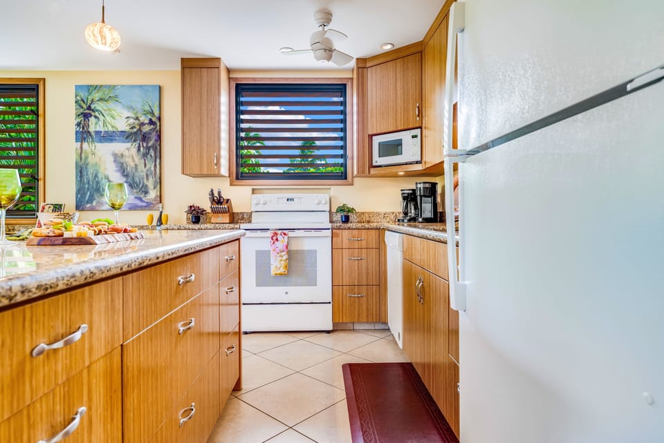 elegant space to prepare your vacation meals
