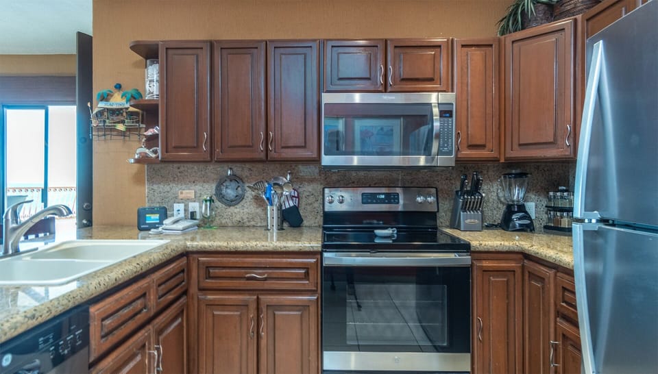 The kitchen.