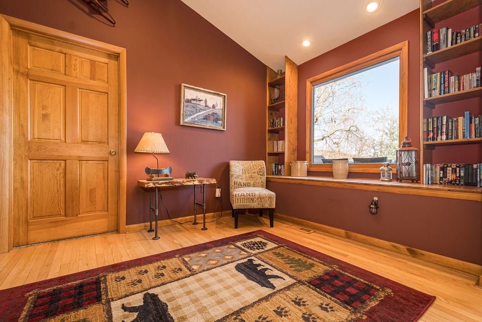 Sitting Area Located Outside Main Level Bedrooms