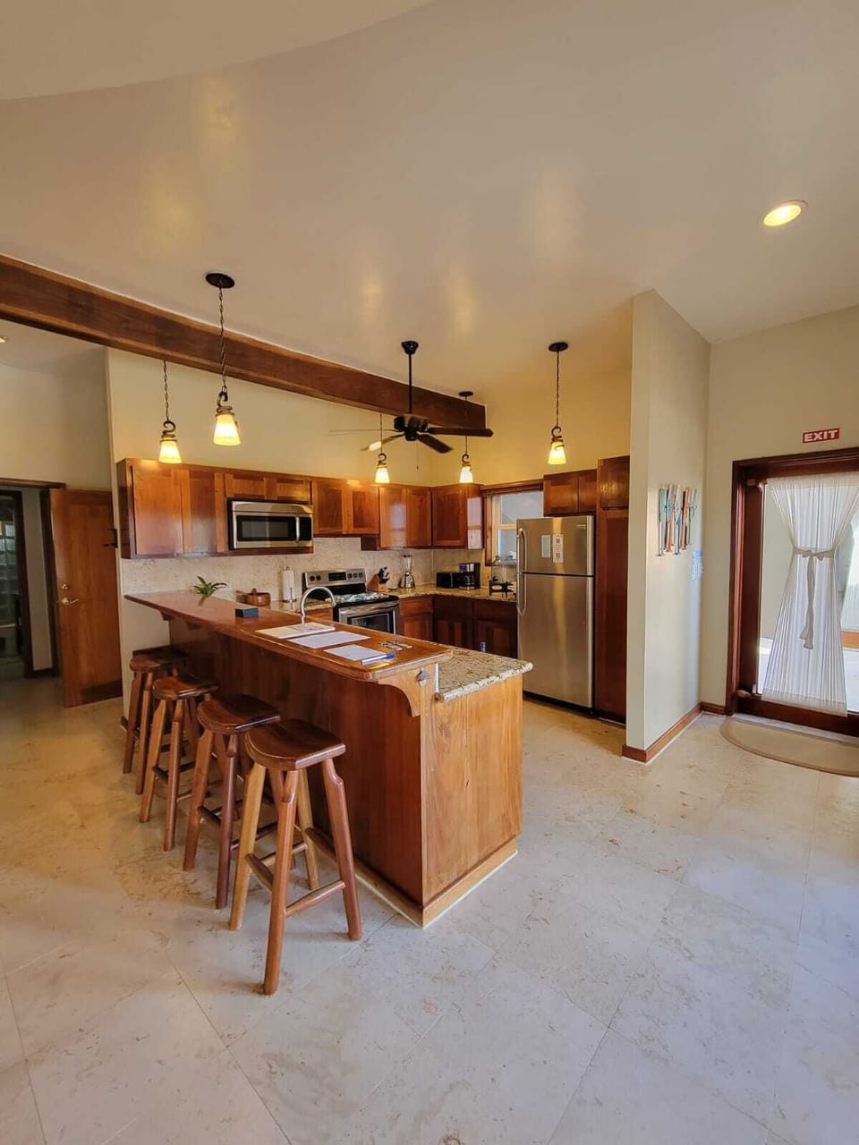 Spacious kitchen