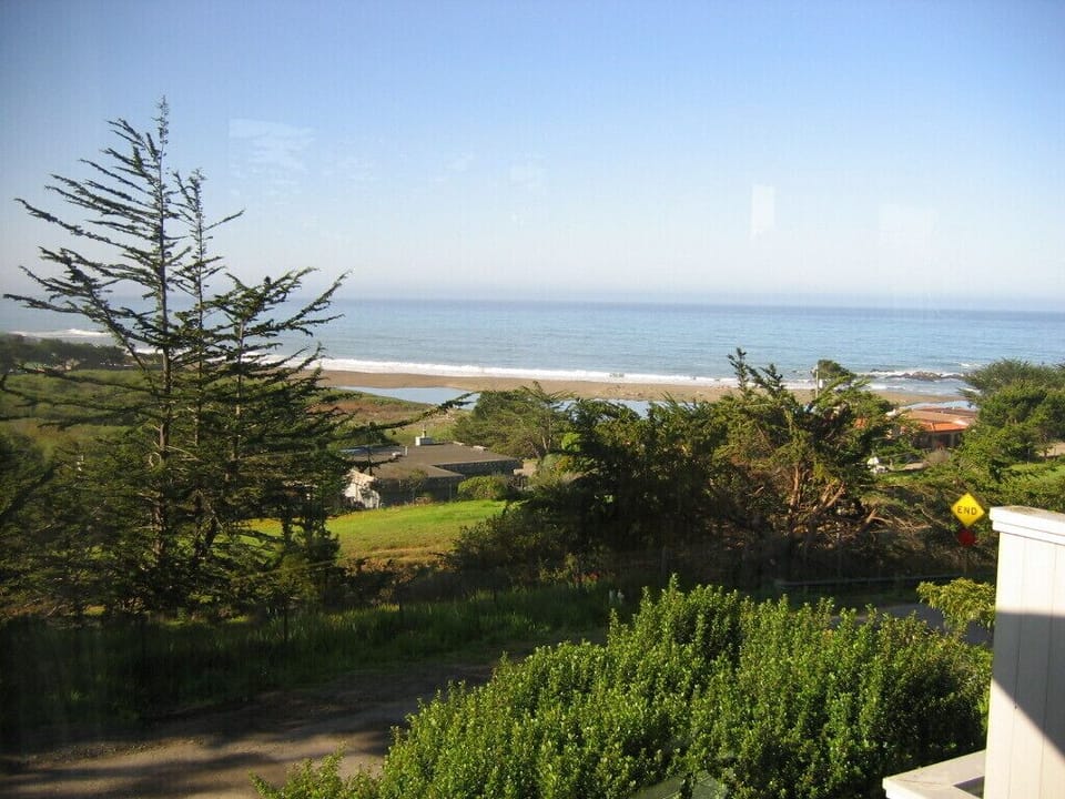 Ocean view - Look at that view! It's even better when you're watching it with a cup of coffee or a glass of wine in your hand! You can see the ocean, the beach, the estuary and Shamel Park!