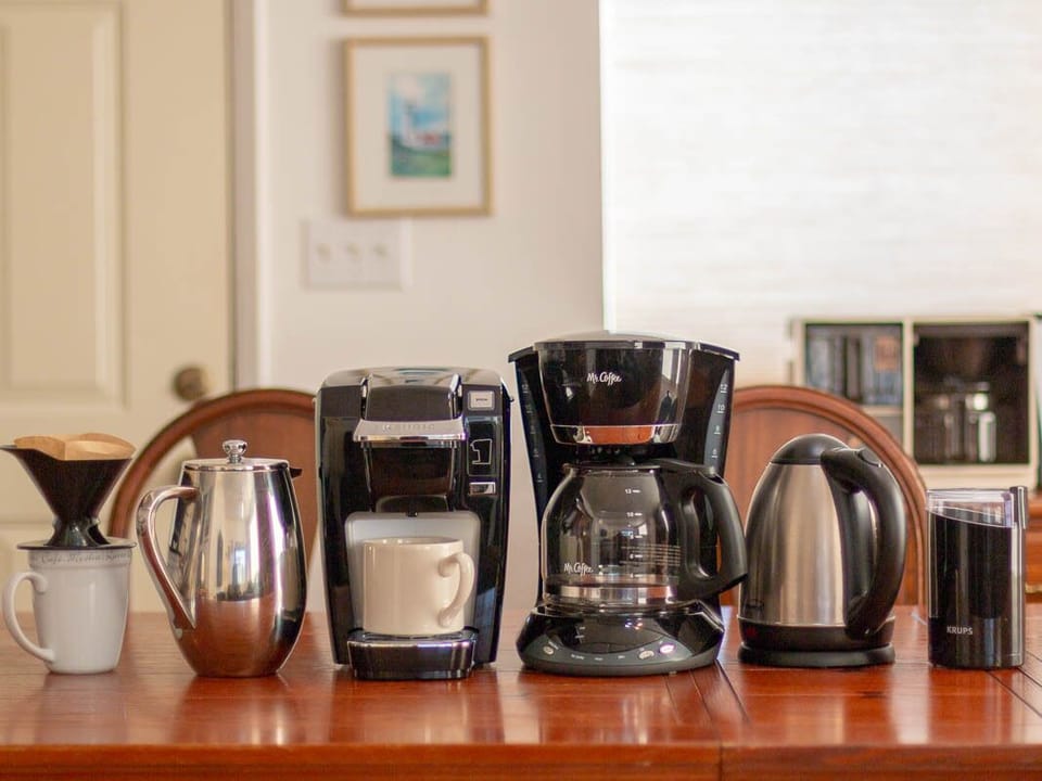 Begin your day with a fresh morning brew.