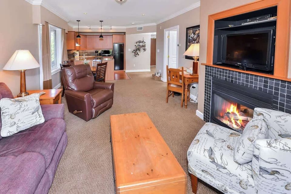 Spacious open plan living.