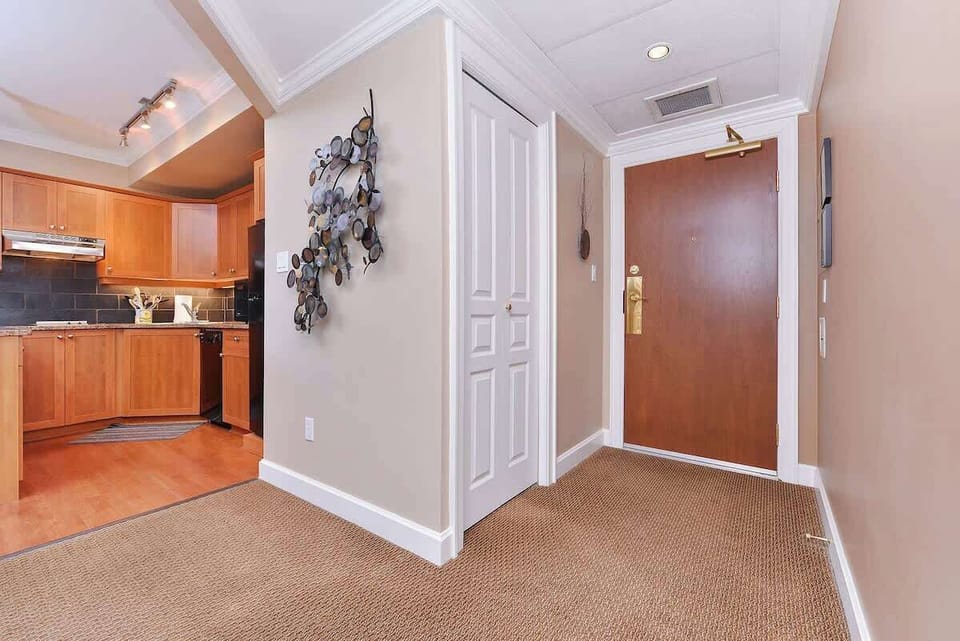 Main entrance foyer in suite. 