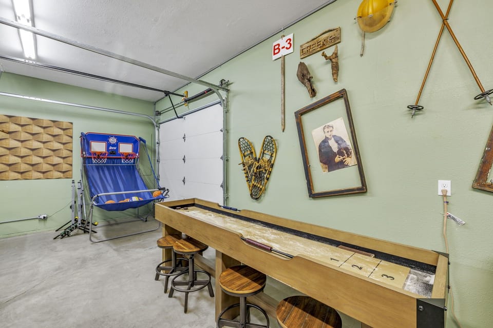 Enjoy endless hours of entertainment and amusement in this meticulously designed high-end game room