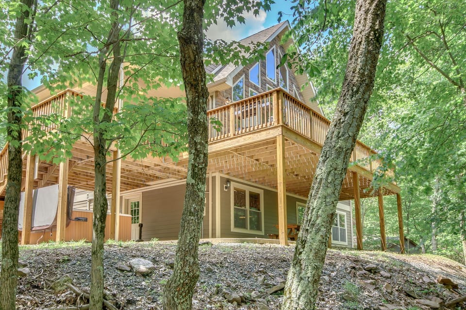 Alternate View of our Skye View Vacation Rental Near Poconos