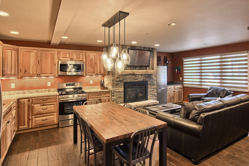Living Area - another view of the kitchen and living room areas