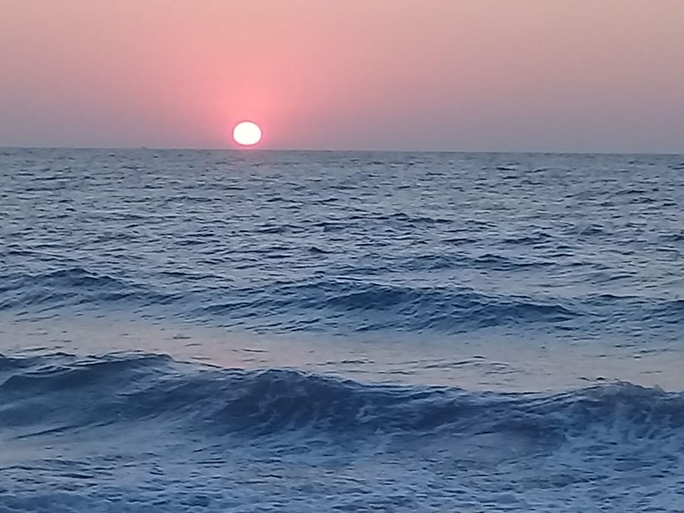 sun set view from the bed room.
