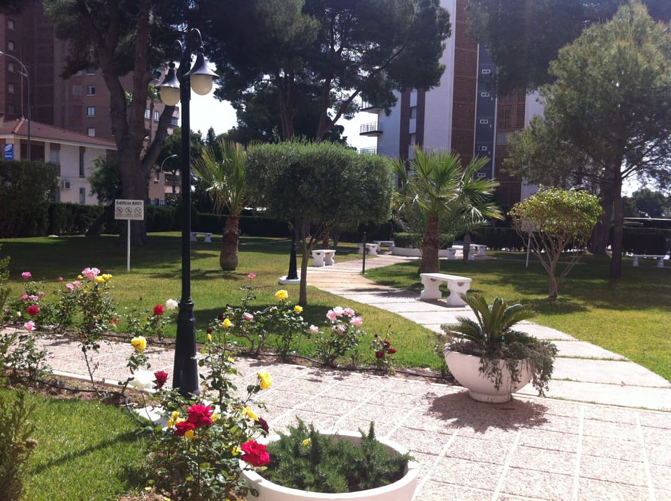 Beautifully maintained gardens.