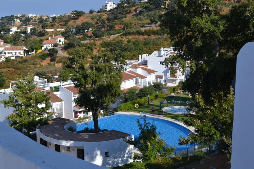 Pool view from the apartment