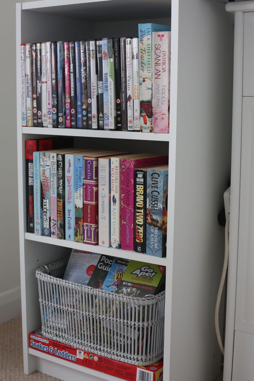Books, DVD's and leaflets for your stay