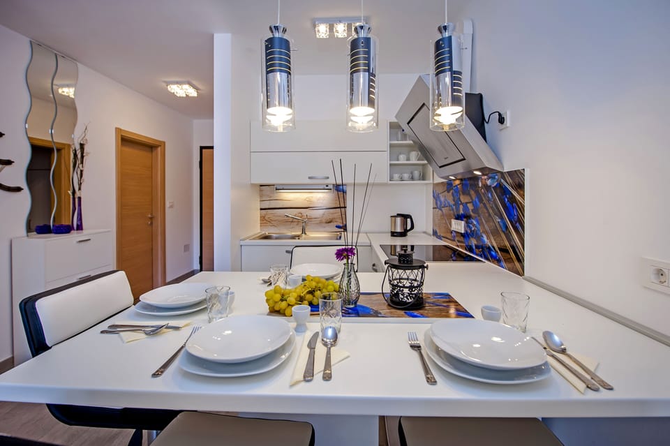 A fully stocked kitchen that is perfect for preparing a delicious meal.