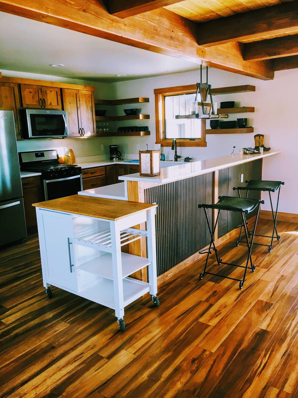 Kitchen and bar