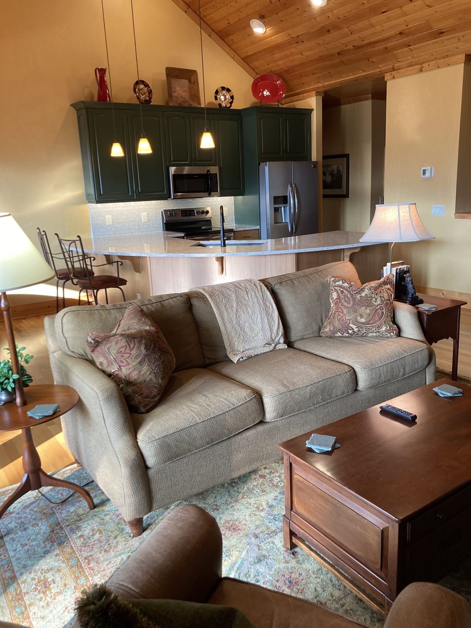 Living Room:  A great place for memorable times with family & friends, or...