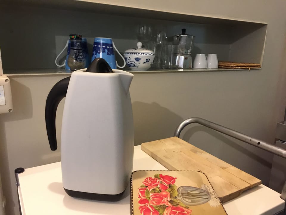 The kitchenette