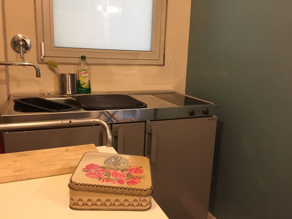 The kitchenette