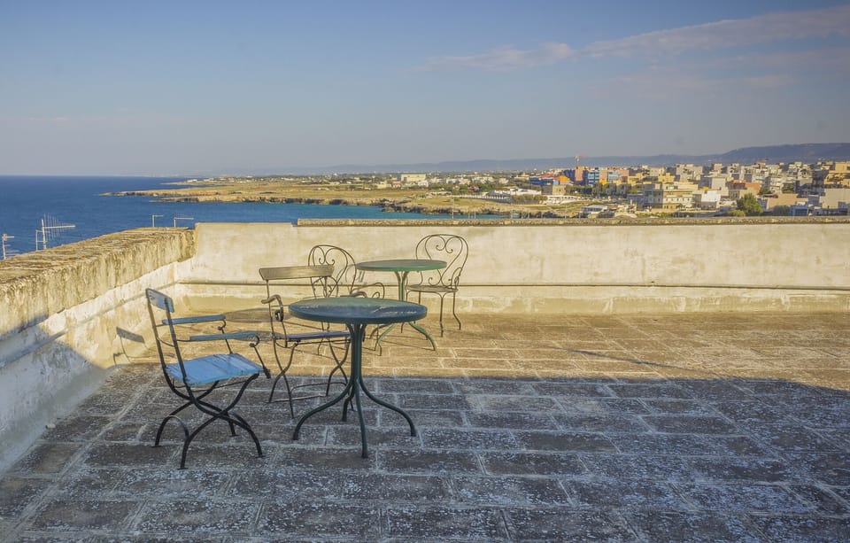 Looking southwards from the terrace