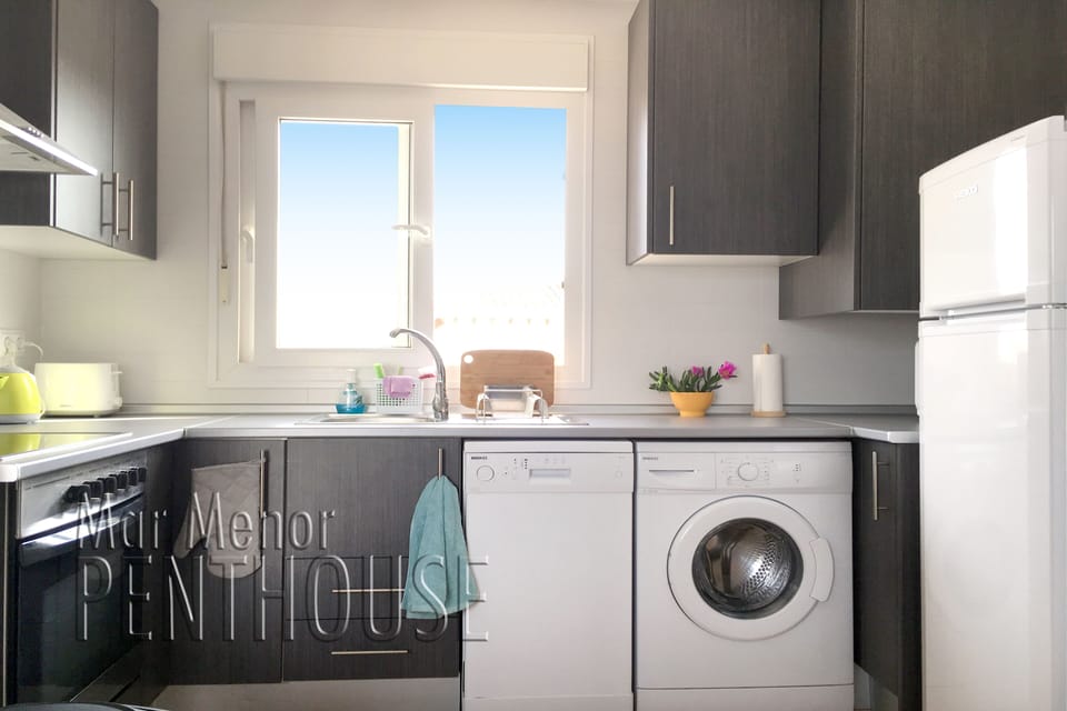 The kitchen has everything you need for the perfect self-catering holiday.